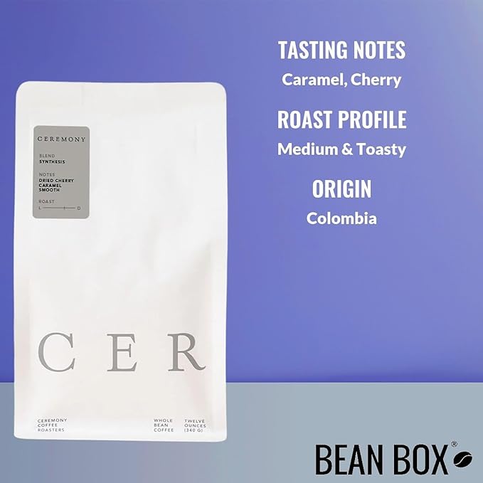 Synthesis - Roasted by Ceremony Coffee Roasters - Freshly Ground Coffee - 12 Ounce Bag
