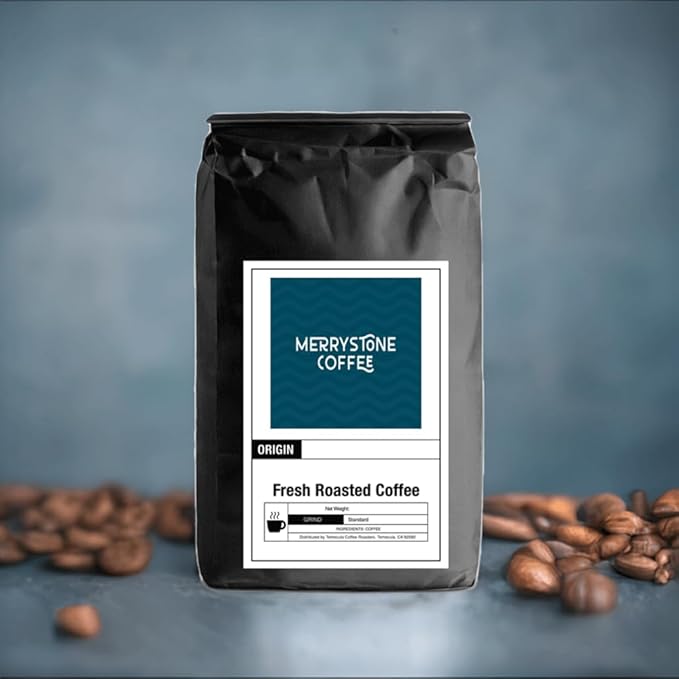 Merrystone Chocolate Hazelnut Coffee Roasted to Order Medium Roast 2 Lb Whole Bean