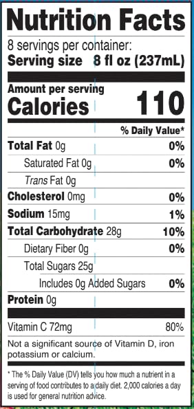 Langers 100% Juice with Vitamin C Apple Cranberry 64 Fl Oz (Pack of 8)