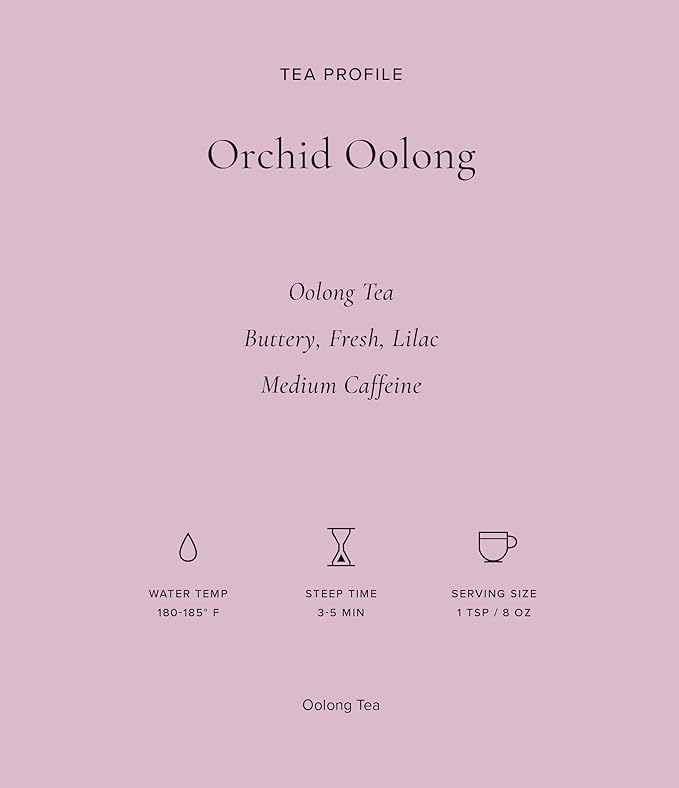 Art of Tea | Orchid Oolong Tea Bags | 50 Pyramid Tea Bag Sachets