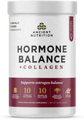 Ancient Nutrition Hormone Balance + Collagen Powder Supplement Hydrolyzed Collagen Peptides Key Clinically Validated Ingredient to Support Balanced Hormones and Boost Energy Vanilla 25 Servings
