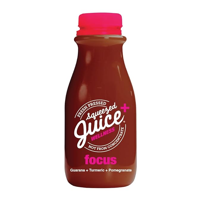 Squeezed Juice Functional FOCUS - 11 FL OZ Single-Serve Bottles 6 Pack - 100% Juice