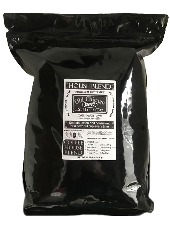 Old Chicago Coffee Premium Fresh Roasted Coffee Ground 10 Lbs