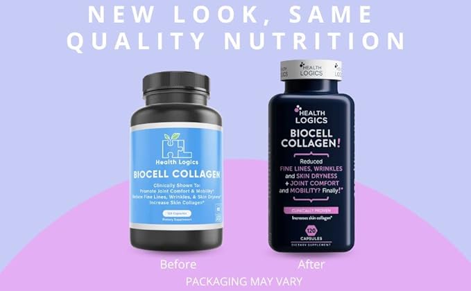 Health Logics BioCell Collagen Joint and Skin Care 120 Capsules