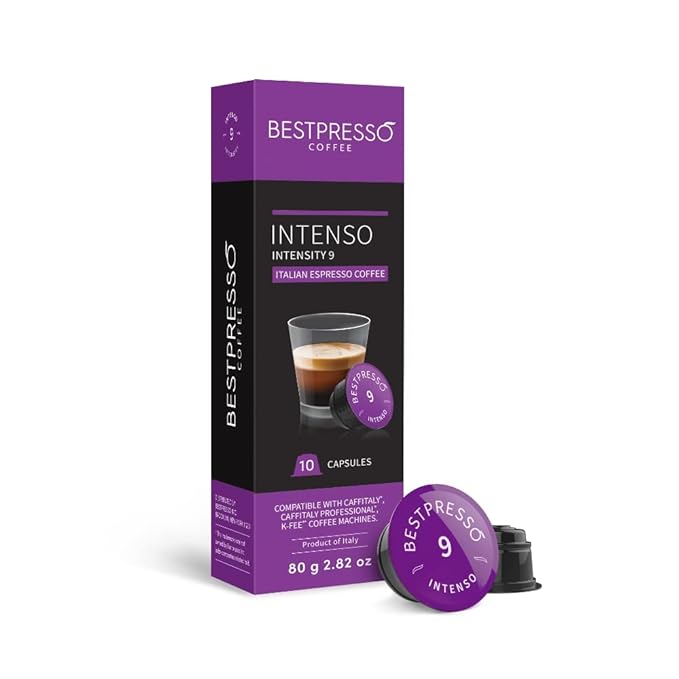 Bestpresso Coffee capsules compatible with Starbucks Verismo Caffitaly CBTL K-fee systems 80 Pods (Variety Pack)