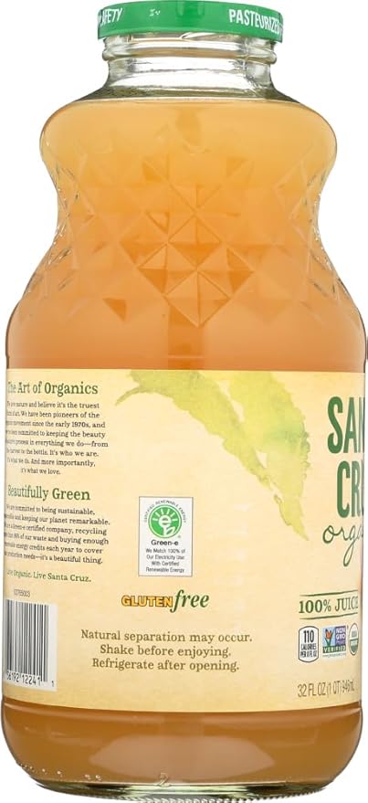 Santa Cruz Organics Apple Juice 48x 32OZ