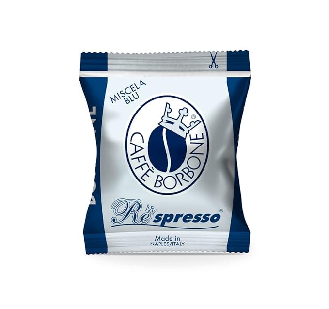 Caffè Borbone Blue Blend Nespresso Compatible Espresso Coffee Pods 100 Count Espresso Pods