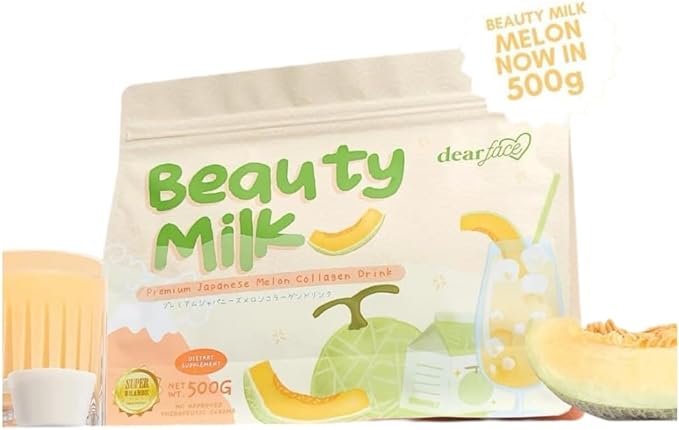 Dear Face Supersized Collagen Glutathione Drinks 500g (500g Melon)