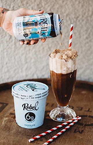 Virgil’s Zero Sugar Root Beer Great Tasting Zero Calorie Keto Friendly Soda (6-12oz cans)