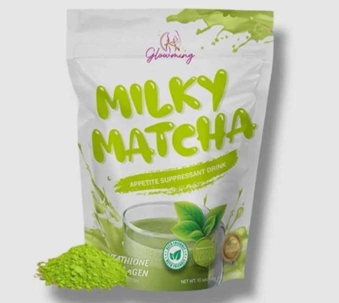 Cris Cosmetics Milky Matcha Glutathione and Collagen Drink 10 Sachets