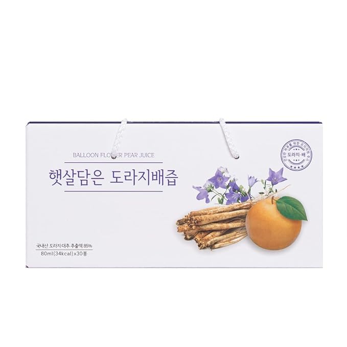 Haein Belliflower &amp Pear Juice 80ml 해인 배 도라지