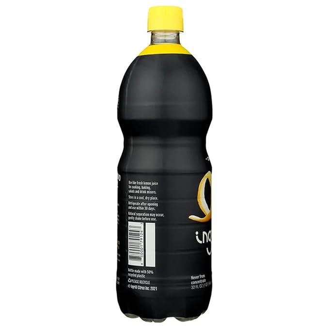 Ingrilli Organic Lemon Squeeze 32 Fl Oz Bottle (Pack of 6)