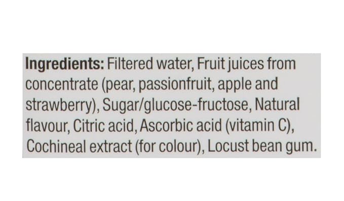 Fruitopia Strawberry Passion Awareness Fruit Juice 1L / 34 oz Each (1L 8)