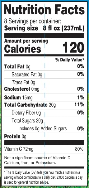 Langers 100% Juice with Vitamin C Apple Berry Cherry 64 Fl Oz (Pack of 8)