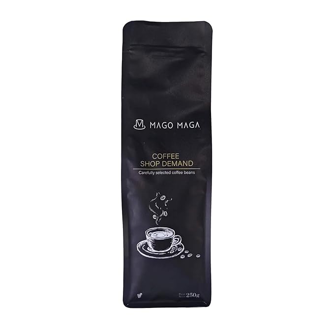 MAGO MAGA Whole Bean Coffee BeansPremium Quality Mild light-Medium Espresso Roast 0.55 Pound (Pack of 1)