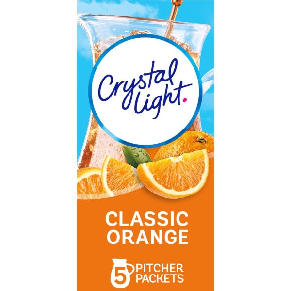 Crystal Light Classic Orange Raspberry Green Tea Peach Mango Green Tea Drink Mix (Variety Pack)