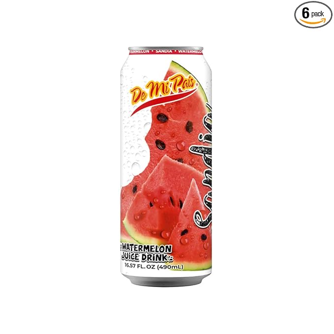 De Mi Pais Watermelon Juice 16oz / Jugo de Sandia 16oz (6)
