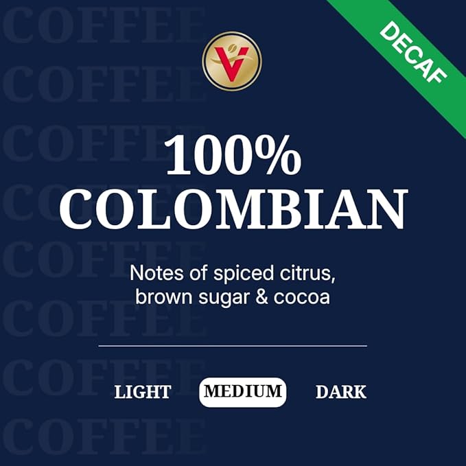 Victor Allen's Coffee Decaf 100% Colombian Medium Roast 80 Count Single Serve Coffee Pods for Keurig K-Cup Brewers