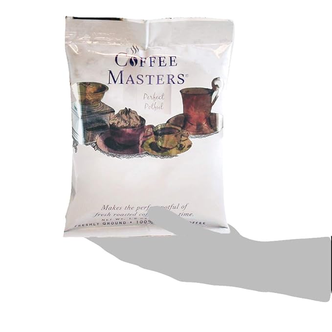 Coffee Masters Perfect Potful Breakfast Blend Ground Coffee 1.5-Ounce Packets (Pack of 12)