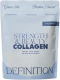 Collagen Powder for Women Beauty Blend with Vitamin C Biotin &amp Hyaluronic Acid Supports Hair Skin &amp Nails 20 Servings Grass-Fed Bovine Unflavored