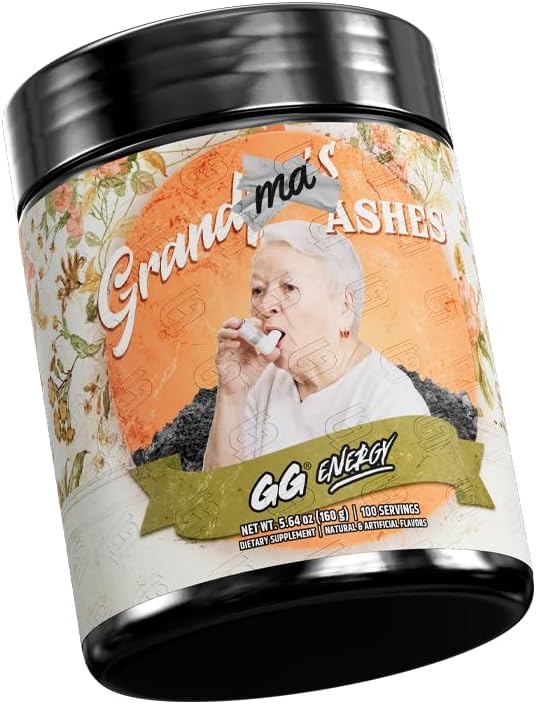 Gamer Supps GG® Energy - Grandma's Ashes by Goons (100 Servings) - Keto Friendly Gaming Energy and Nootropic Blend Sugar Free + Organic Caffeine + Vitamins Powder Drink (Pack of 2)