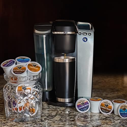 Roast Ridge Single Serve Coffee Pods for Keurig K-Cup Brewers Variety Pack 100 Count (20 each: Salted Caramel Southern Pecan Chocolate Mocha Hazelnut French Vanilla)