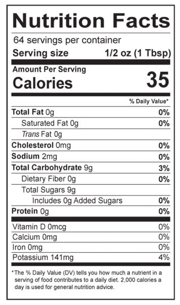 Pomegranate Juice Concentrate by FruitFast - (32 FL OZ) Unsweetened 65 Brix Pure Concentrated Juice - 100% Pomegranate Extract - No Additives or Fillers!