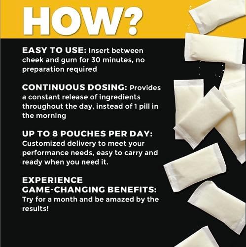 Fully Loaded Alpha Fuel Nootropic Pouches (Lime Fuel) - Nootropic Energy Pouches with Caffeine Alpha GPC Tyrosine Taurine Guarana and More