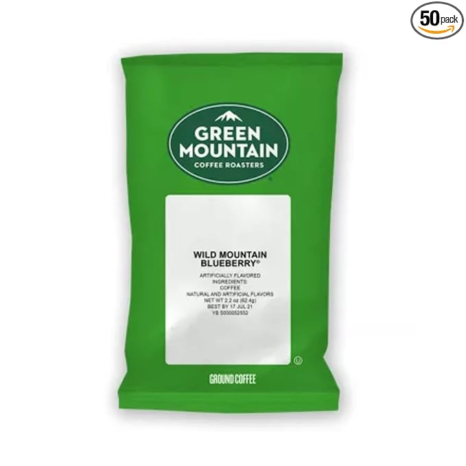 Green Mountain Coffee Roasters Wild Mountain Blueberry Keurig Fractional Packs 50 Count 2.2 oz.