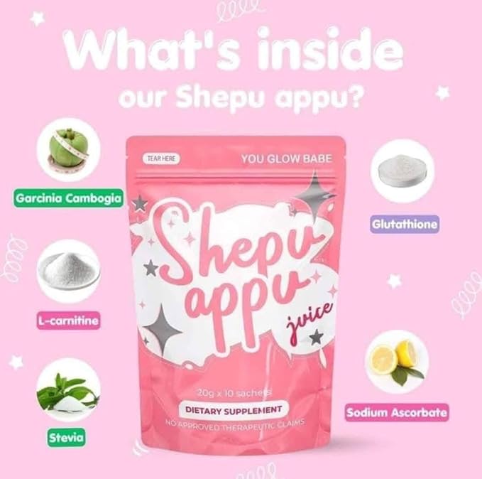 20 Sachets You Glow Babe Shepu APPU Juice 20g each