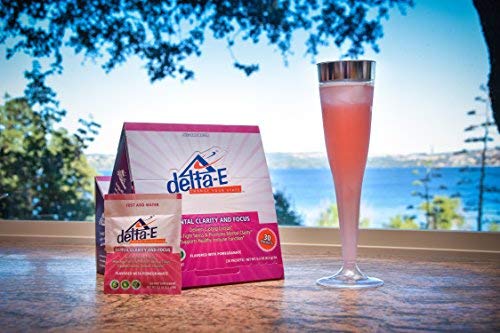Delta-E Mental Clarity &amp Focus! Energy Drink Non-GMO 100% Vegan &amp Gluten Free (3 Packets)