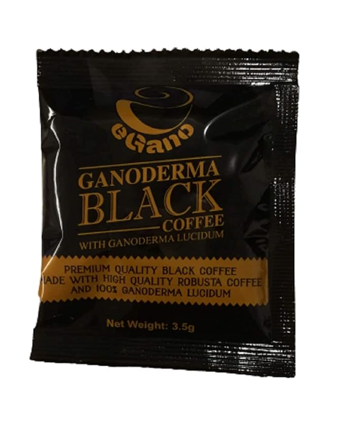 6 Boxes eGano Premium Ganoderma Black Coffee Instant Coffee With Ganoderma Lucidum Extract (3.5g x 30 Sachets/Box)