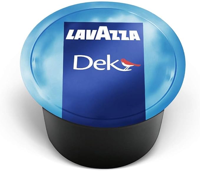Lavazza Blue DEK Espresso Capsules Arabica and Robusta Blend Compatible with Lavazza Classy Machines (100 Capsules)