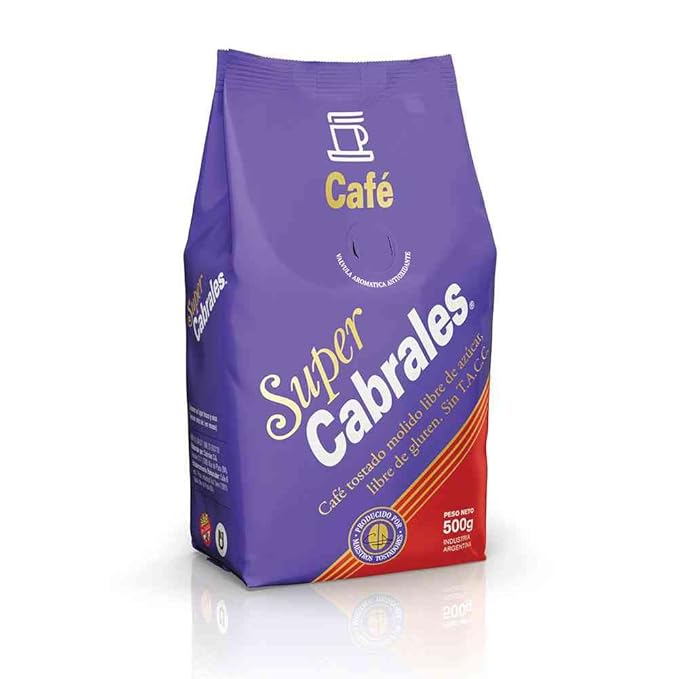 Coffee Super Cabrales roasted and ground 500g./1.1Lb