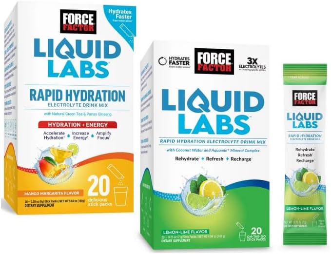 Hydration &amp Skin Boost is Your New Friends for Spring and Summer time QR Code + Combo Packs with (Mango &amp Lemon (20 Packs Each))