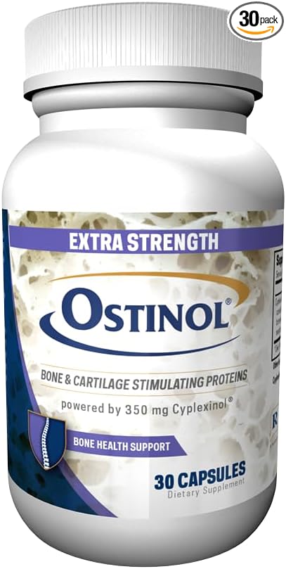 Ostinol Standard 350mg - Bone &amp Joint Supplement | Stem Cell Activation Certified | Bio Active Protein Complex for Moderate Bone Loss &amp Moderate Joint Dysfunction - 30 Capsules