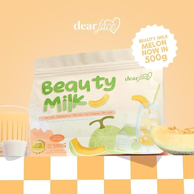 Dear Face Supersized Collagen Glutathione Drinks 500g (500g Melon)