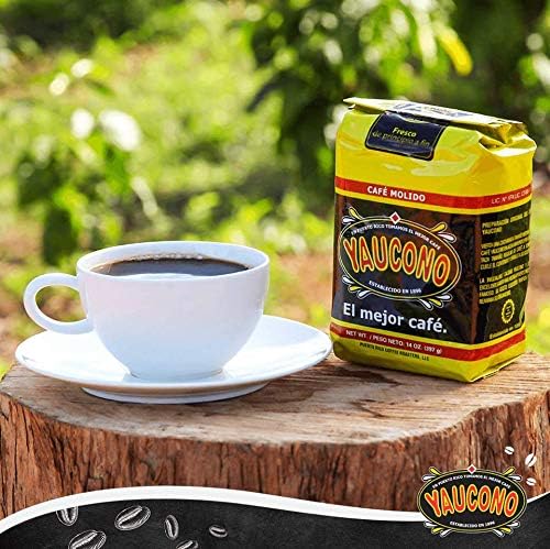 Yaucono Coffee Medium Roast Ground Arabica 14 Ounce (Pack of 2)
