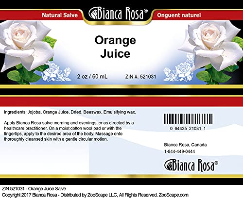 Bianca Rosa Orange Juice Salve (2 oz ZIN: 521031) - 3 Pack