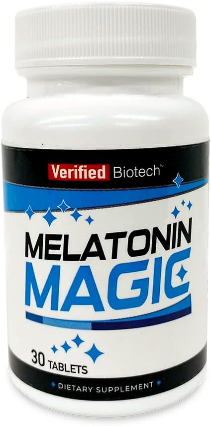 Melatonin Magic - High Grade Melatonin. Super Pure. Super Strong. Super Effective 3 mg - 5 Month Supply