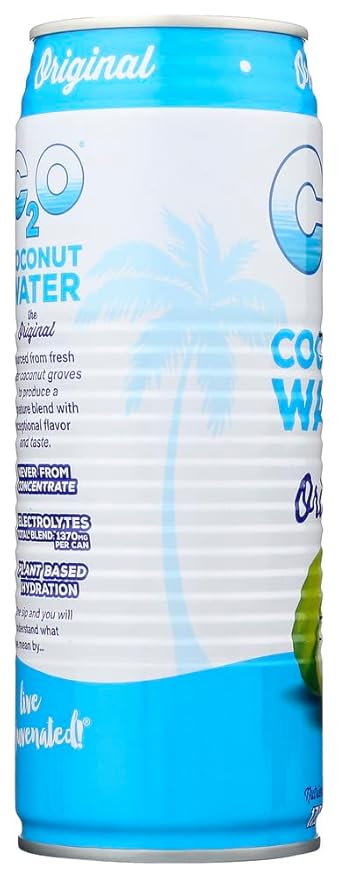 C2O Pure Coconut Water 17.5 Ounce (Pack of 24)