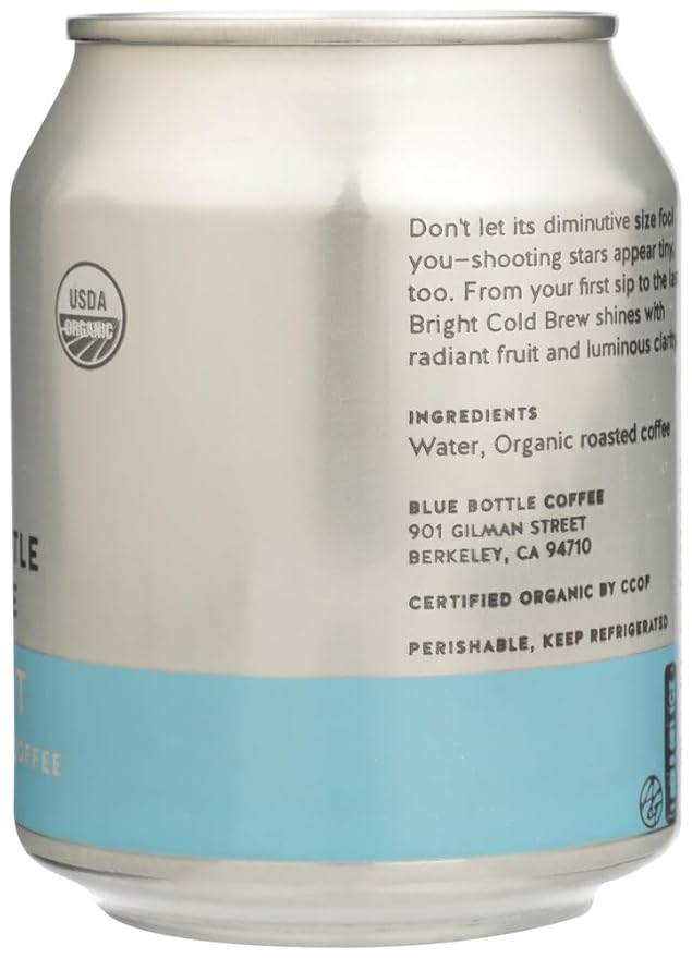 Blue Bottle Coffee medium roast - Cold Brew Coffee (6 pack) 8oz can