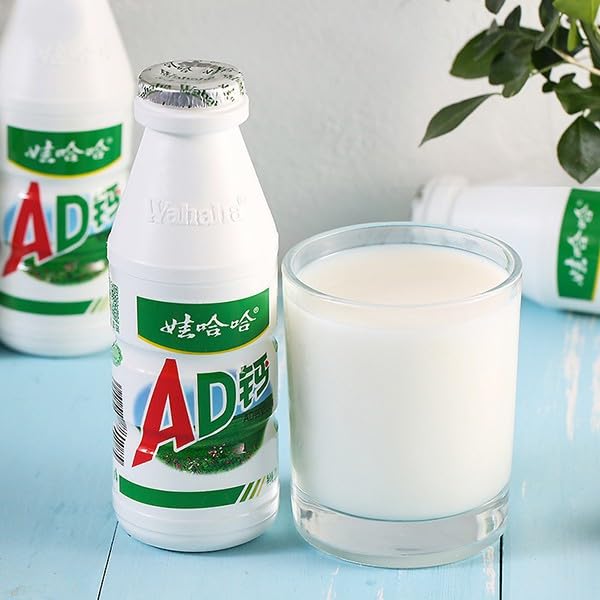Wahaha Vitamin A&ampD and Calcium Milk Soft Drink 6 Packs of 4 Bottles 7.3 fl oz Each