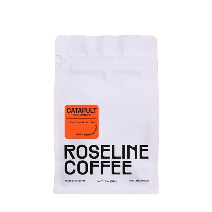 Catapult Blend - Roasted by Roseline Coffee - Whole Bean Coffee - 12 Ounce Bag
