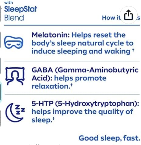 Dream Water Sleep Aid Supplement Drink Melatonin 5mg GABA 5-HTP 2.5 oz Sleep Water Snoozeberry + Immunity Sleepy Citrus 24-Pack