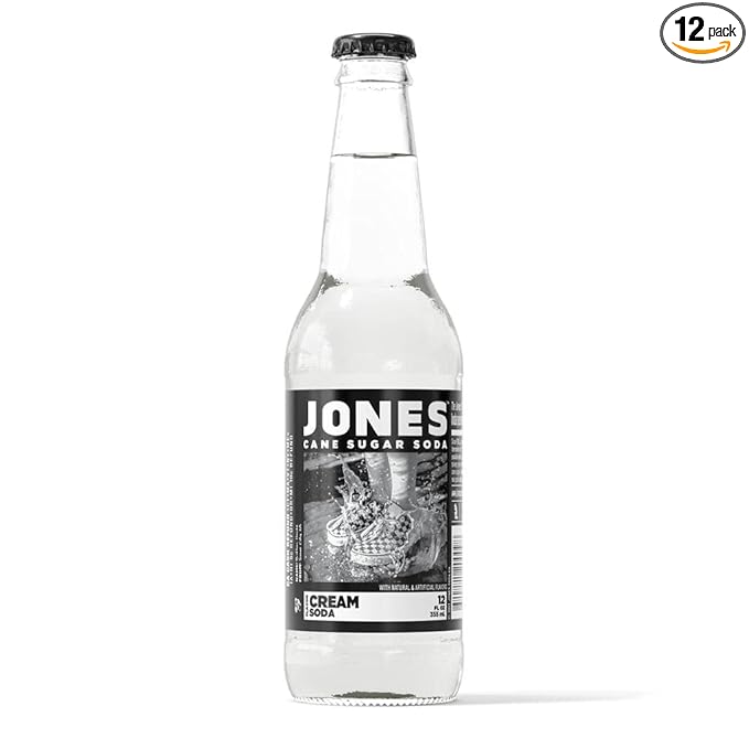 Jones Soda Co. Cream Soda 12 12oz bottles