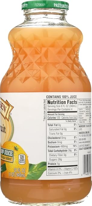 JUICE GRAPEFRUIT ORG 32 FO