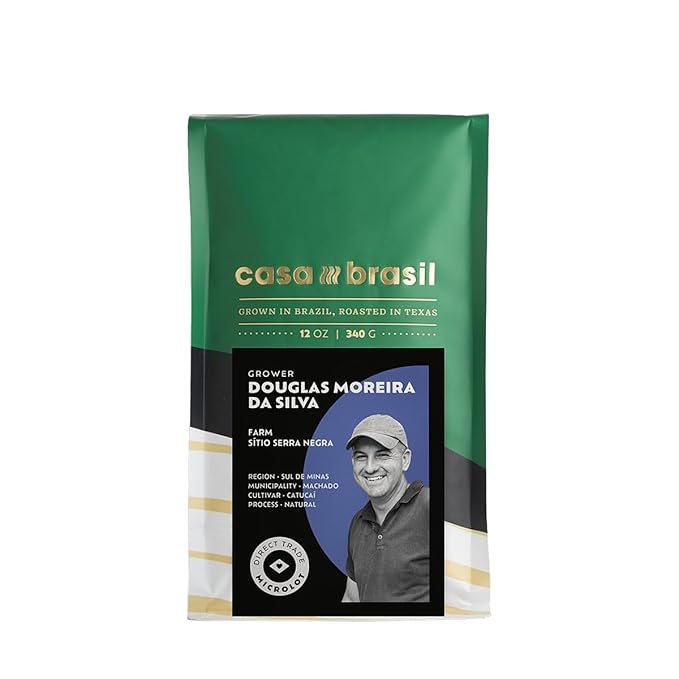 Sítio Serra Negra Microlot - Roasted by Casa Brasil Coffees - Whole Bean Coffee - 12 Ounce Bag