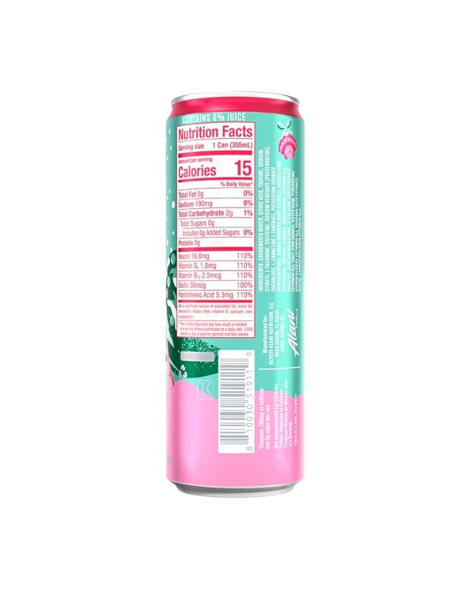 Alani Winter Wonderland Energy Drinks sugar free low calorie energy drinks 12 Fl Oz Cans (Pack of 12)