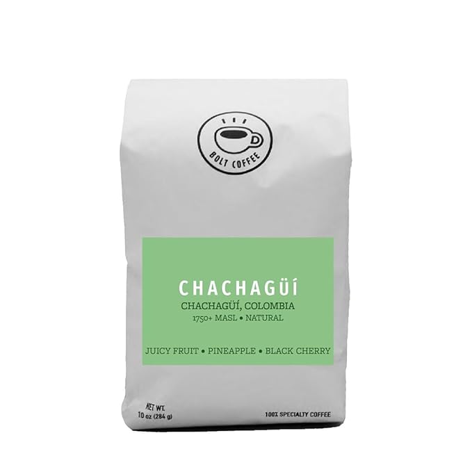 Colombia - Chachagüí Natural - Roasted by Bolt Coffee Co. - Whole Bean Coffee - 12 Ounce Bag